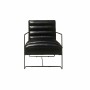 Fauteuil DKD Home Decor 8424001859993 Noir Métal PU (62,5 x 74 x 80 cm)