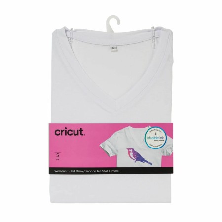 Camiseta Personalizable para Plotter de corte Cricut Women's Blanco (S)