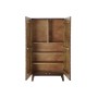 Armoire DKD Home Decor Gris Bois de manguier (76 x 30 x 140 cm)