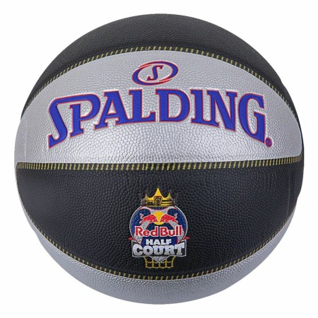 Balón de Baloncesto Spalding TF-33 Redbull Half Negro 7 Caucho