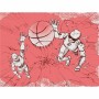 Ballon de basket Spalding Sketch Dribble Rouge Caoutchouc (Taille 7)