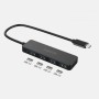 Hub USB APPROX APPC54 USB-C USB 3.0 Negro 5 Gbps