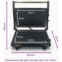 Barbecue Électrique Grunkel GRL-12 MINI Acier inoxydable