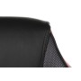 Chaise de Bureau avec Appui-tête DKD Home Decor Rouge Noir (61 x 62 x 117 cm)