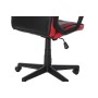 Chaise de Bureau avec Appui-tête DKD Home Decor Rouge Noir (61 x 62 x 117 cm)