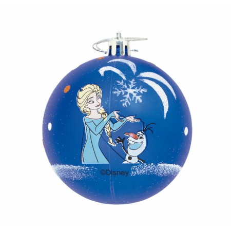 Boule de Noël Frozen Bleu Blanc 10 Unités