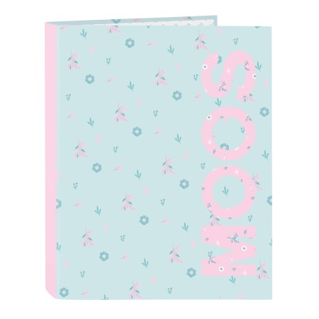 Carpeta de anillas Moos Garden Turquesa 26,5 x 33 x 4 cm