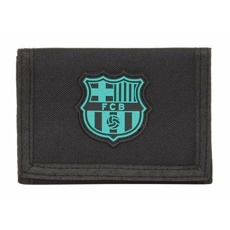Cartera F.C. Barcelona 12,5 x 9,5 x 1 cm Negro