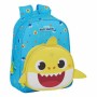 Mochila Infantil Baby Shark Azul claro