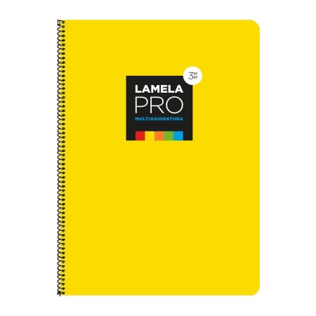 Cuaderno Lamela Amarillo A4 5 Unidades