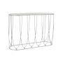 Console DKD Home Decor Argenté Métal Blanc Marbre (115 x 35 x 78 cm)