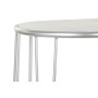 Console DKD Home Decor Argenté Métal Blanc Marbre (115 x 35 x 78 cm)