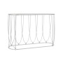 Console DKD Home Decor Argenté Métal Blanc Marbre (115 x 35 x 78 cm)