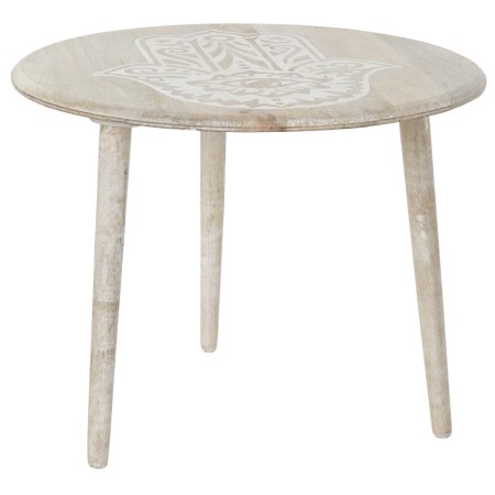 Table d'appoint DKD Home Decor Marron Bois de manguier (60,5 x 60,5 x 59,5 cm)
