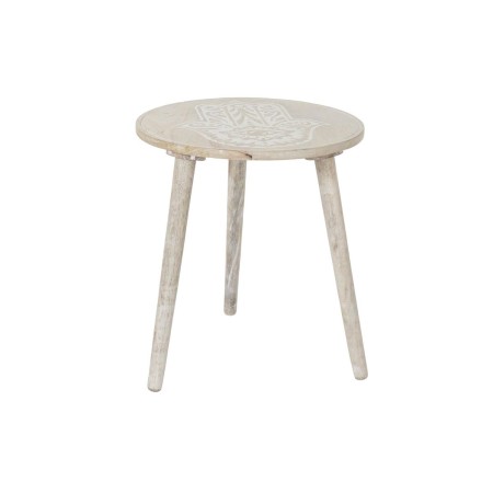Table d'appoint DKD Home Decor Marron Bois de manguier (45.5 x 45.5 x 54.5 cm)
