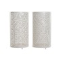 porte-parapluie DKD Home Decor Métal Blanc (24 x 24 x 45 cm) (2 pcs)