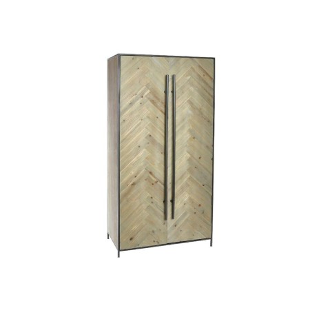 Armoire DKD Home Decor Sapin Métal (92 x 40 x 195 cm)