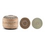 Pouf DKD Home Decor Jute (40 x 40 x 30 cm) (2 pcs)
