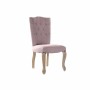 Chaise DKD Home Decor Rose Lin Bois d'hévéa (51 x 47.5 x 101 cm)