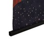 Cadre Multicouleur Chanvre Bois d'épicéa Tissu 125 x 1,7 x 160 cm