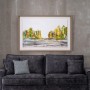 Cadre Multicouleur Naturel Abstrait 146 x 4 x 96 cm