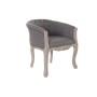 Fauteuil DKD Home Decor Gris Bois Polyester (58 x 56 x 69 cm)