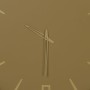 Horloge Murale Jaune Verre Acier 51 x 5 x 51 cm