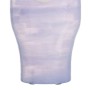 Vase Bleu Blanc Résine Verre 15 x 9 x 31 cm