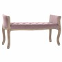 Banquette DKD Home Decor  Rose Lin Bois d'hévéa (112 x 41 x 61 cm)