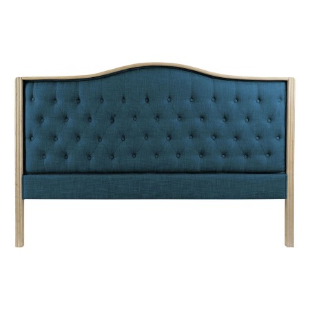 Tête de lit DKD Home Decor Turquoise Lin Bois d'hévéa (180 x 10 x 120 cm)