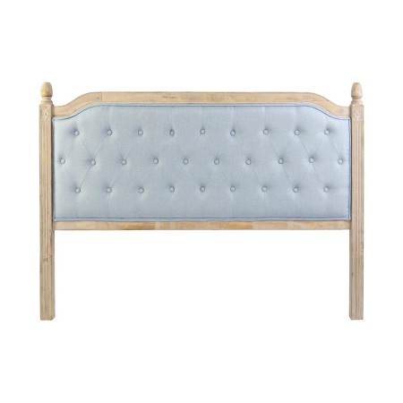 Tête de lit DKD Home Decor Naturel Bleu Lin Bois d'hévéa (160 x 6 x 120 cm)