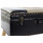 Banquette DKD Home Decor Bois Marron Lin PU (70 x 40 x 44 cm)