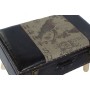 Banquette DKD Home Decor  Bois Marron Lin PU (71 x 41 x 44 cm)