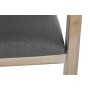 Chaise de Salle à Manger DKD Home Decor Sapin Naturel Gris foncé Rotin (59 x 55 x 88 cm)