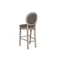 Tabouret DKD Home Decor Sapin Lin Gris foncé (48 x 42 x 121 cm)