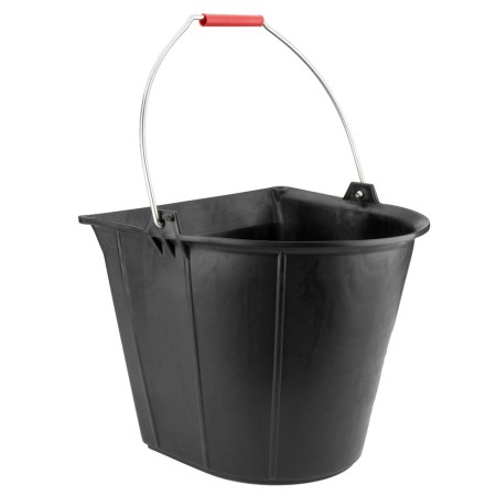 Cubo con Asa Bellota 13 L industrial Negro Goma de caucho Resistente