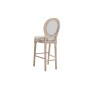 Tabouret DKD Home Decor Sapin Lin Gris clair (48 x 42 x 121 cm)