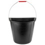 Cubo con Asa Bellota 13 L industrial Negro Goma de caucho Resistente