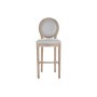 Tabouret DKD Home Decor Sapin Lin Gris clair (48 x 42 x 121 cm)