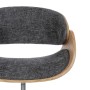 Chaise de Bureau Gris Naturel 59 x 64 x 88 cm
