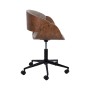 Silla de Oficina Marrón Negro Beige 59 x 64 x 88 cm