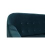 Canapé chaise longue DKD Home Decor Turquoise Polyester Bois d'hévéa (230 x 144 x 84 cm)