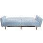 Canapé Convertible DKD Home Decor Bleu (200 x 85 x 85 cm)