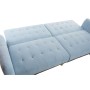 Canapé Convertible DKD Home Decor Bleu (200 x 85 x 85 cm)