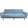 Canapé Convertible DKD Home Decor Bleu (200 x 85 x 85 cm)