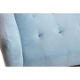 Canapé Convertible DKD Home Decor Bleu (200 x 85 x 85 cm)