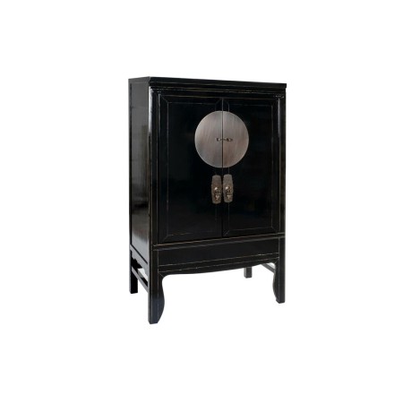 Armoire DKD Home Decor Noir Métal Bois Laqué (108 x 48 x 172 cm)