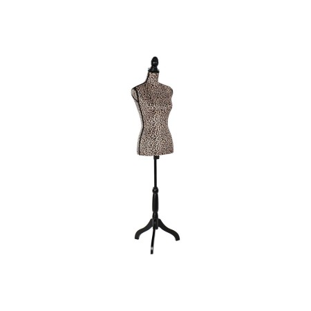 Mannequin DKD Home Decor Léopard Bois Polyester (37 x 23 x 168 cm)