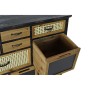 Caisson à Tiroirs DKD Home Decor Sapin Métal (84.5 x 31.7 x 85.5 cm)