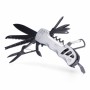 Navaja multiusos EDM 08557 K2 Plateado Mosquetón